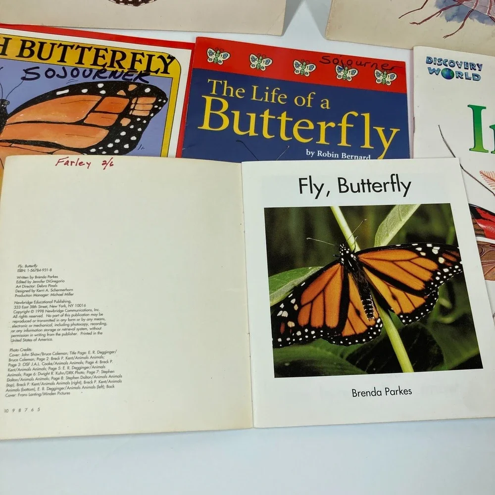 Lot Of 6 Insect Paperback Single Copies Children‎ Homeschool Tutoring Classroom